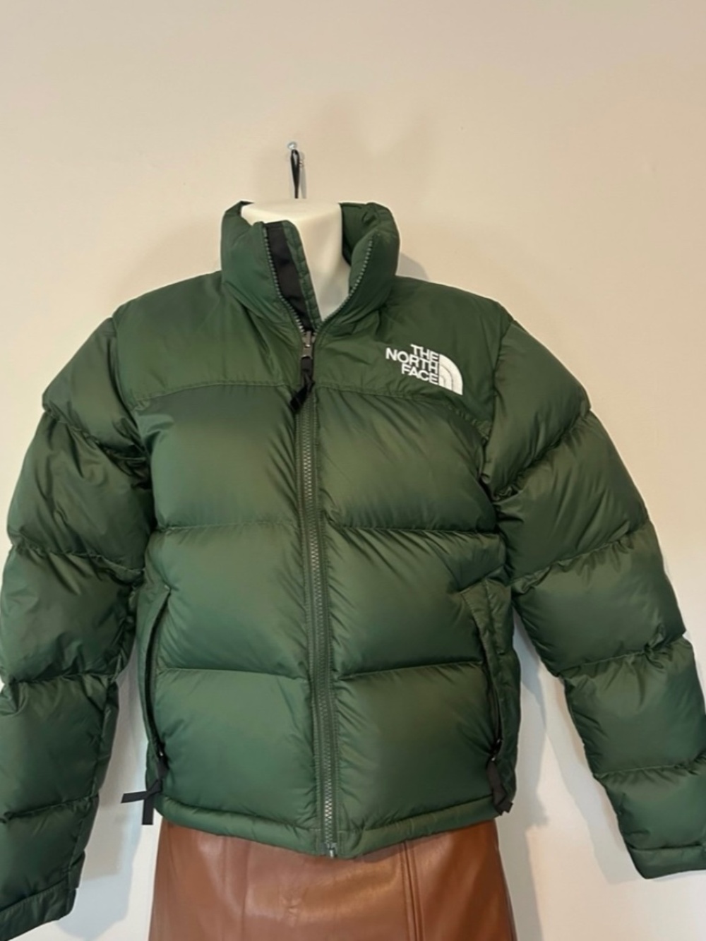The North Face Women’s 1996 Retro Nuptse Green Puffer Jacket